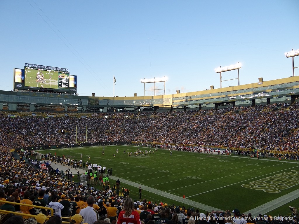 Green Bay Packers - Lambeau Field - HvSAB - Hendrik´s visited Stadiums, Arenas ...